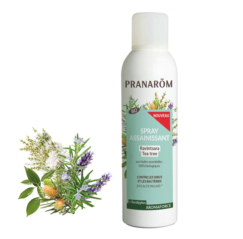 Spray assainissant Ravintsara - Tea-tree - Bio