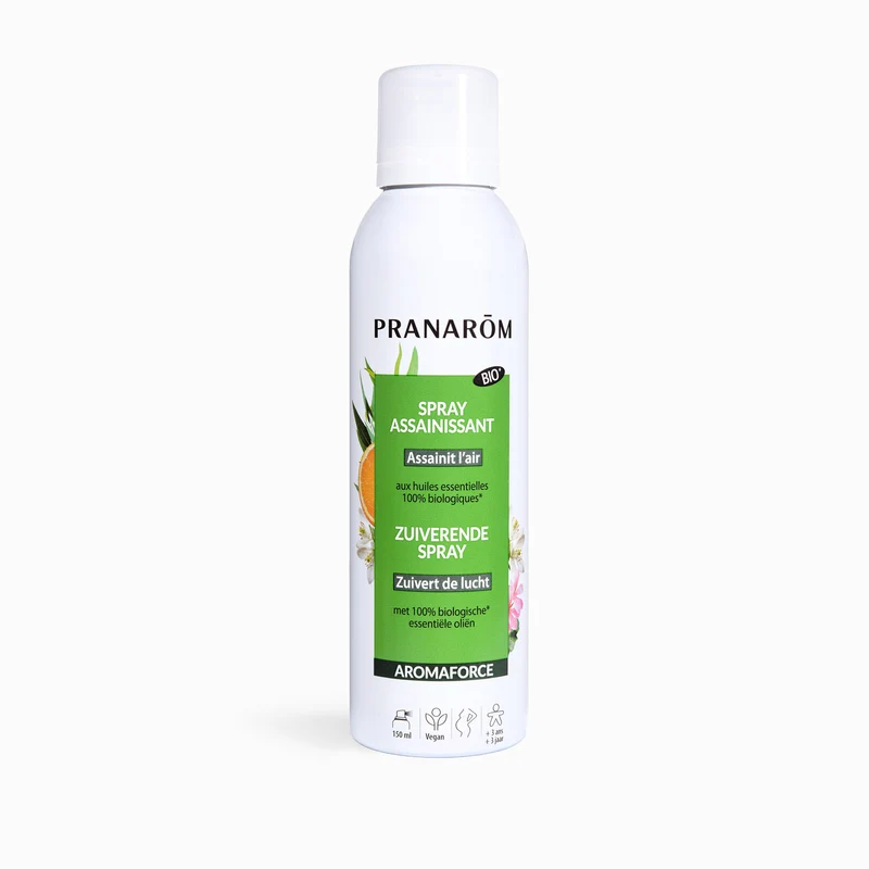 Spray assainissant Orange douce - Ravintsara - Bio