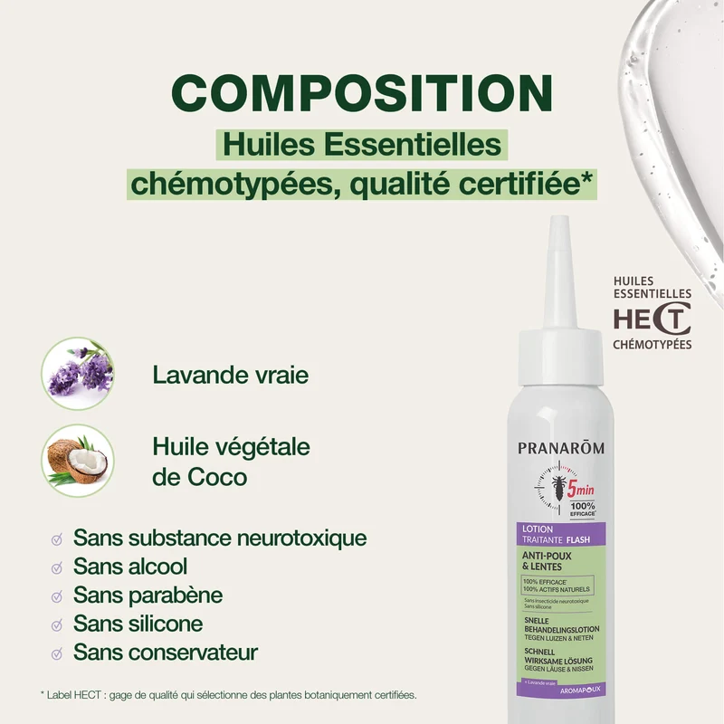 Lotion traitante FLASH anti-poux et lentes