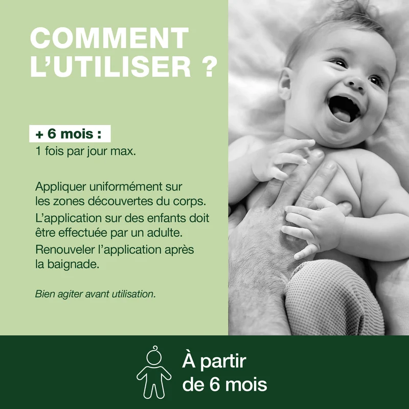 Roller anti-moustiques & tiques pour bébé