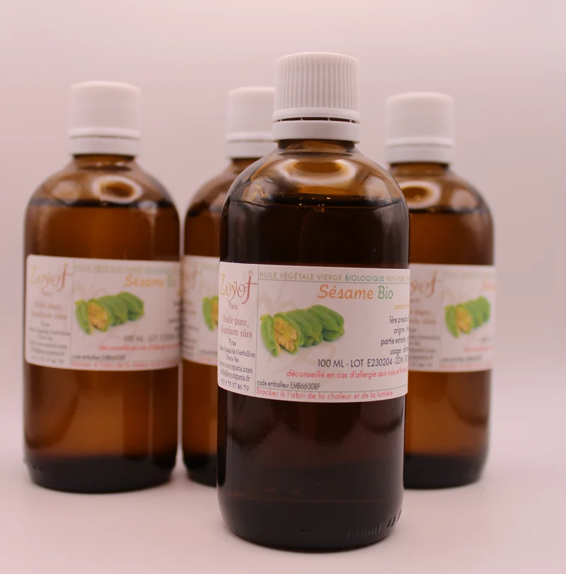 Huile végétale BIO SÉSAME 100ML