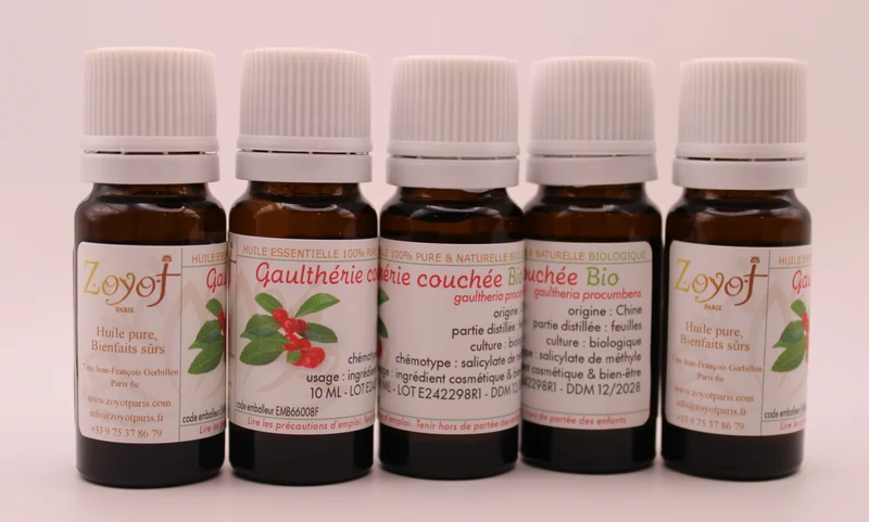 Huile Essentielle BIO de Gaulthérie Couchée
