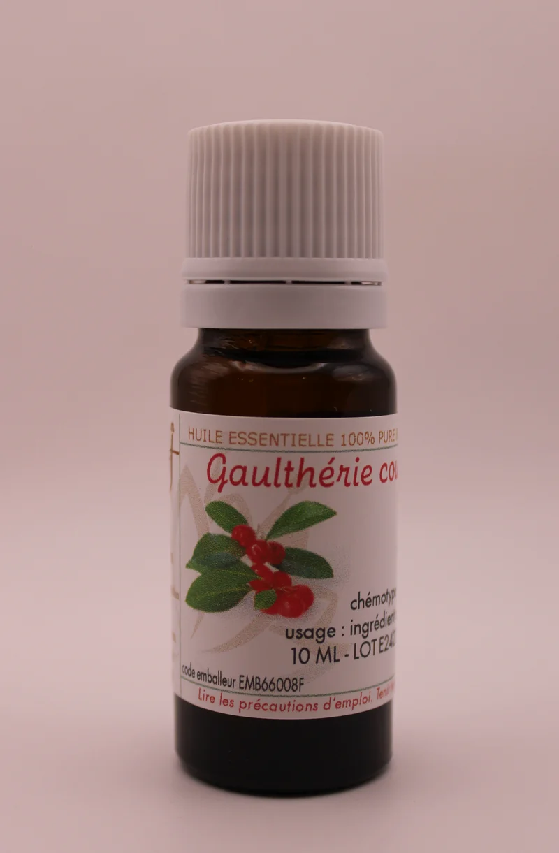 Huile Essentielle BIO de Gaulthérie Couchée