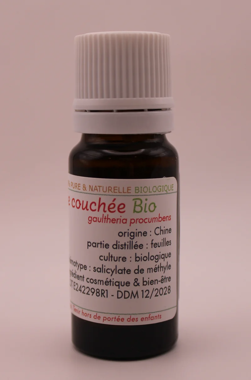 Huile Essentielle BIO de Gaulthérie Couchée