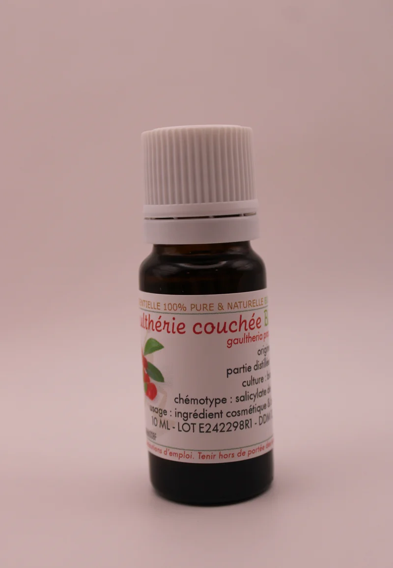 Huile Essentielle BIO de Gaulthérie Couchée