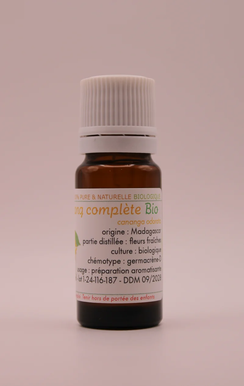 Huile Essentielle BIO d’Ylang-Ylang