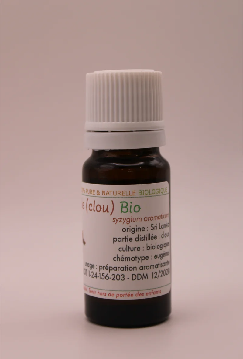 Huile Essentielle BIO de Girofle (Clou)