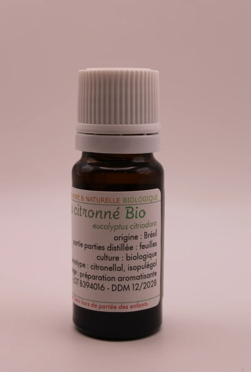 Huile Essentielle BIO d’Eucalyptus Citronné
