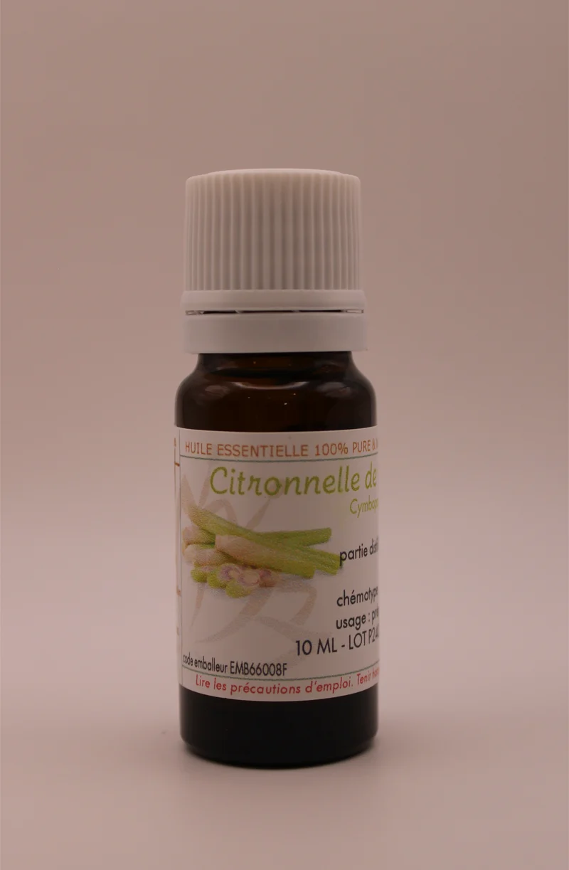 Huile Essentielle BIO de Citronnelle de Java