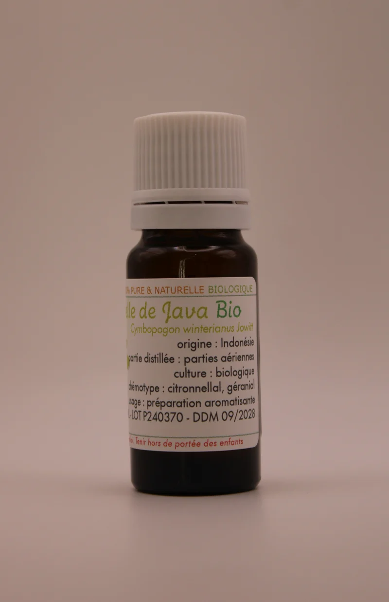 Huile Essentielle BIO de Citronnelle de Java