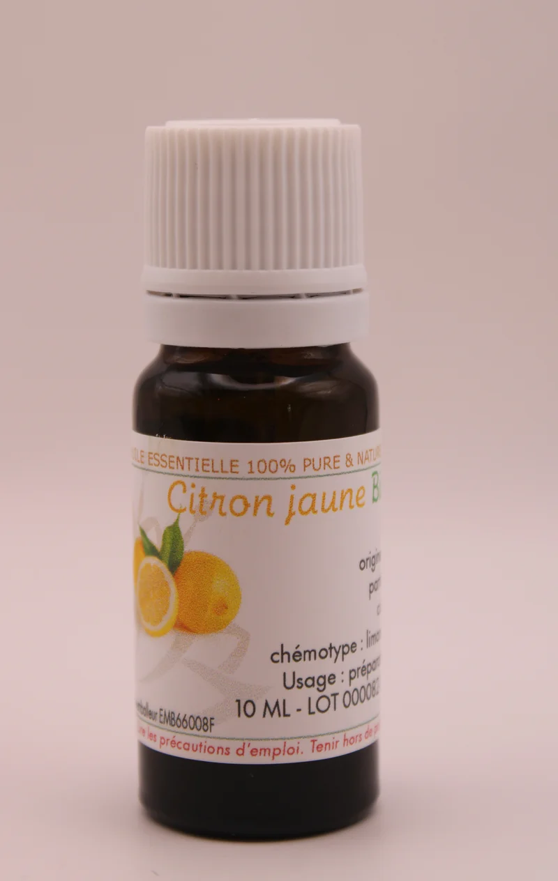 Huile Essentielle BIO de Citron Jaune