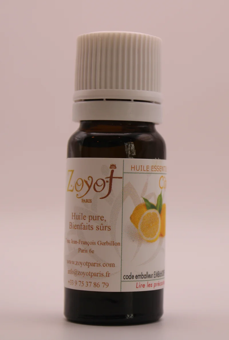 Huile Essentielle BIO de Citron Jaune