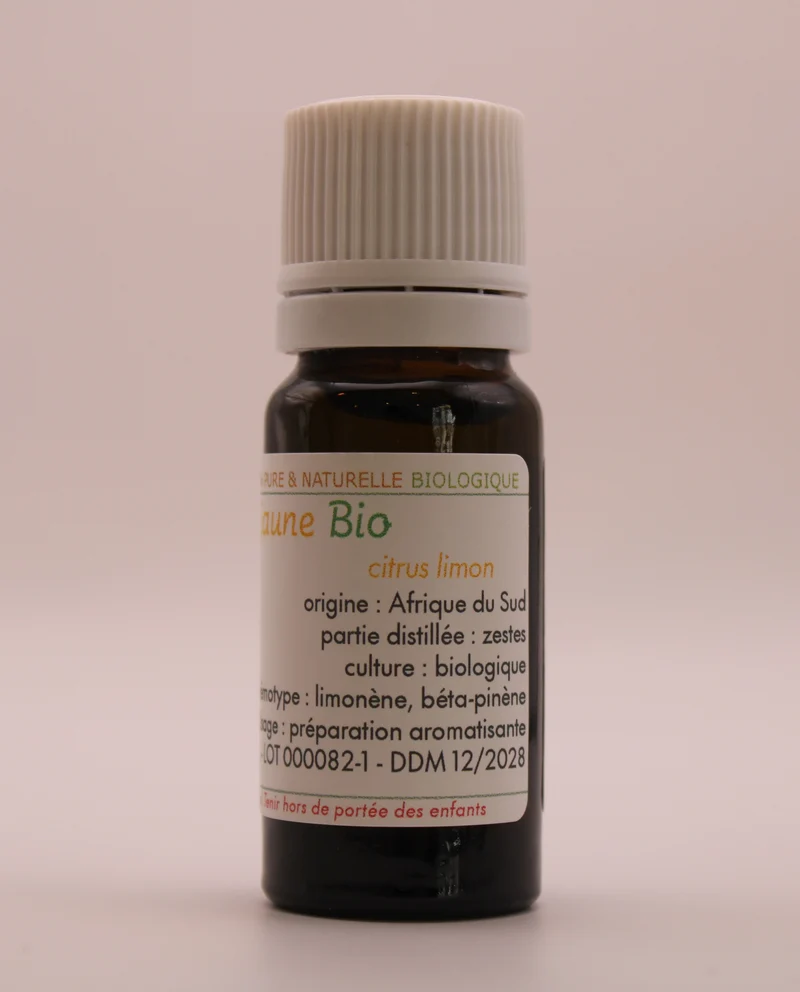 Huile Essentielle BIO de Citron Jaune