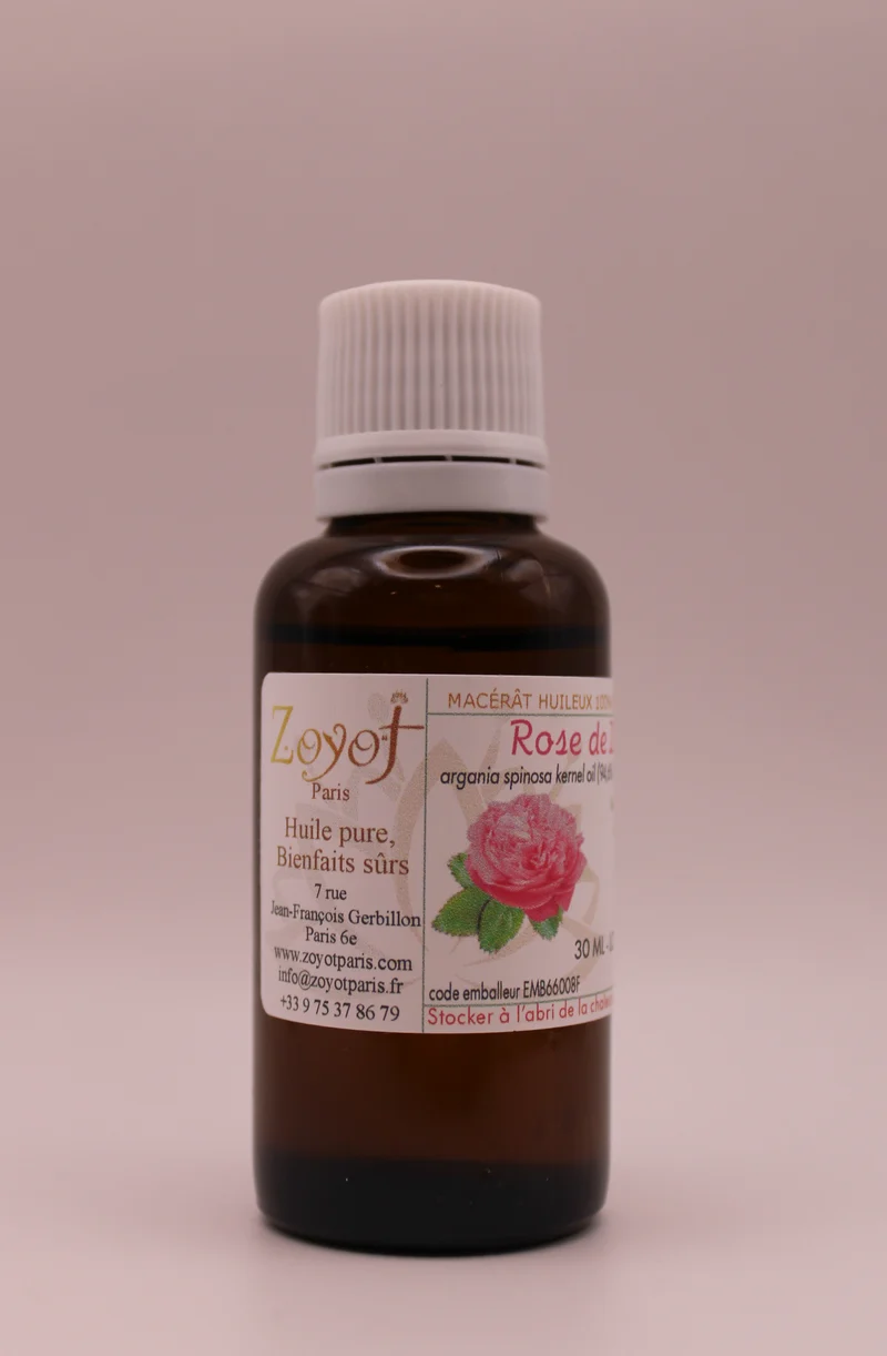 Macérât Huileux BIO de Rose à l’Huile d’Argan