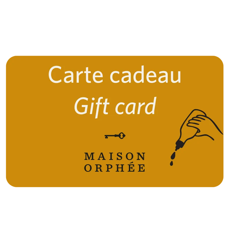 Carte cadeau Maison Orphée