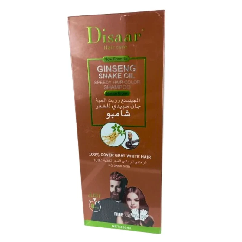 Shampooing Colorant Cheveux 400ml Naturel 3 en 1