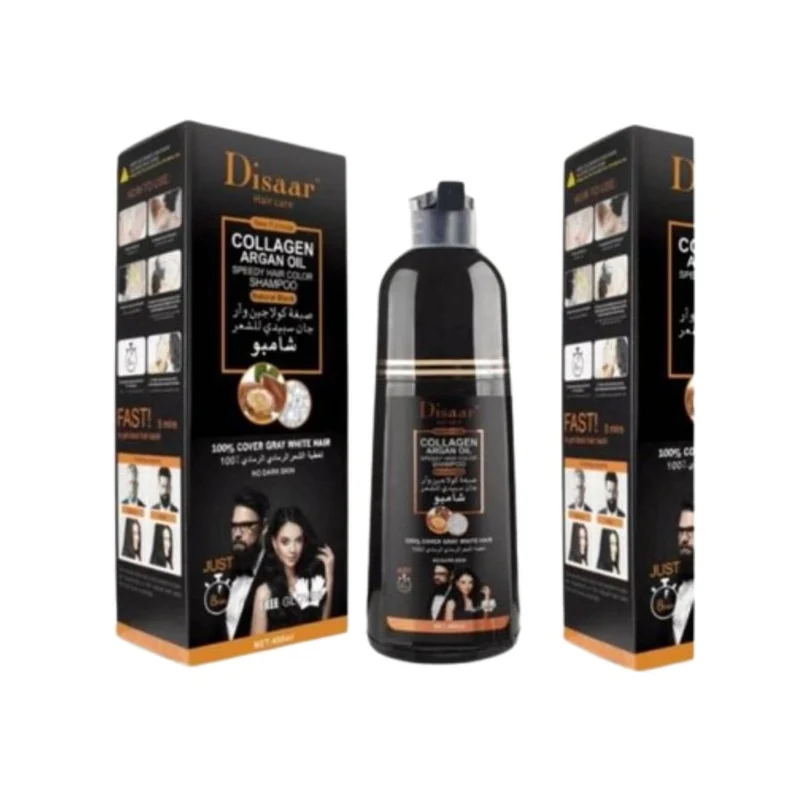 Shampoing et Coloration Disaar au Collagène & Huile d'Argan 400 ml