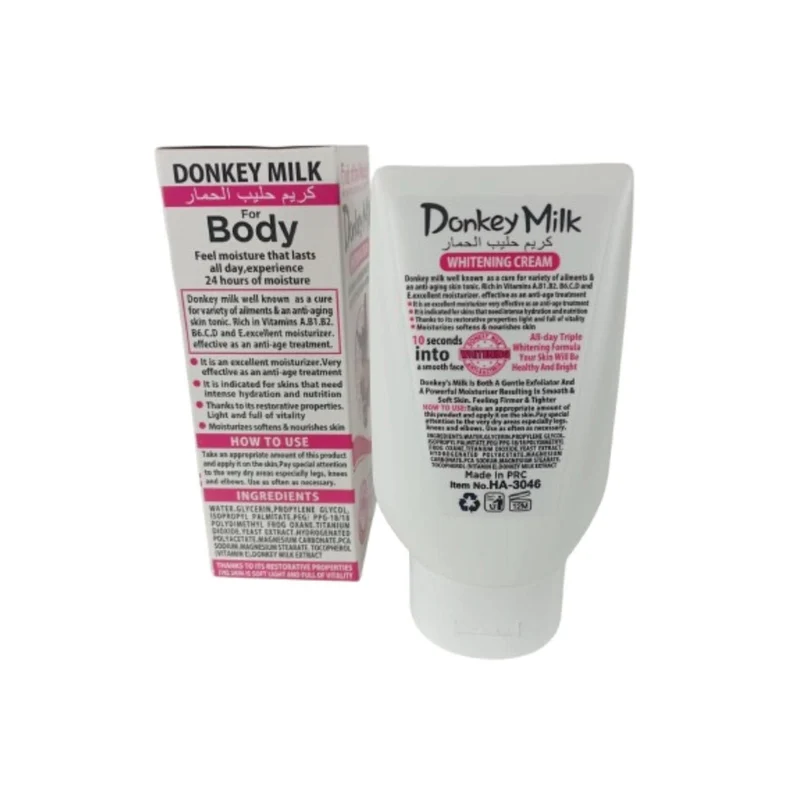 Lait d'Ânesse – Hydratation intense 24h et anti-âge