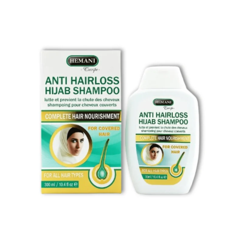 Shampoing Anti-Chute de Cheveux Spécial Hijab – Hemani 300ml