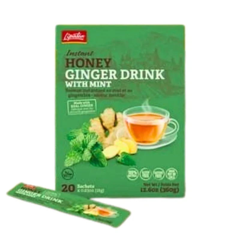 Instant Honey Ginger Mint – 20 Sachets