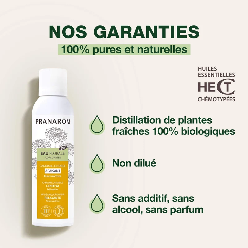 Eau florale de Camomille noble - Bio