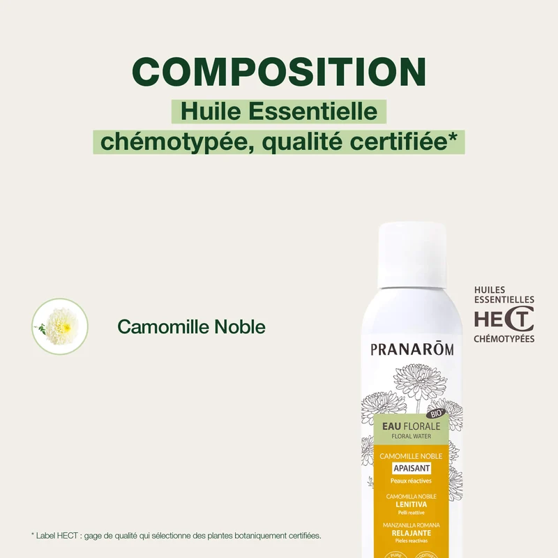Eau florale de Camomille noble - Bio