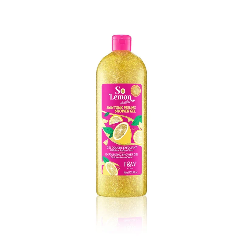 FAIR & WHITE SO LEMON ≡ Gel Douche Exfoliant - Skin Tonic Peeling Shower Gel