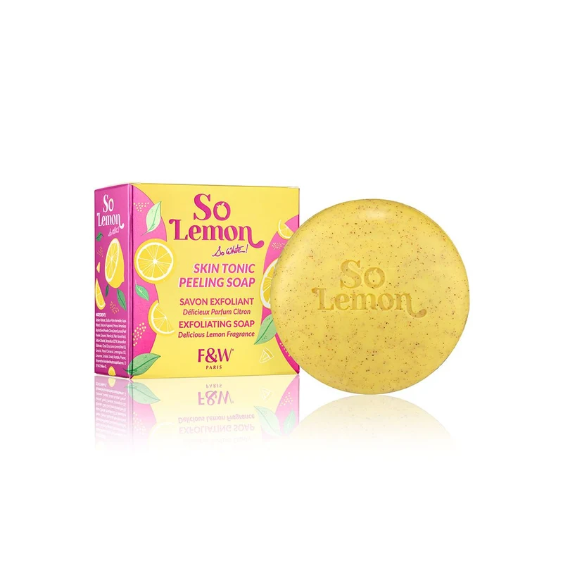 FAIR & WHITE SO LEMON ≡ Savon Exfoliant - Skin Tonic Peeling Soap