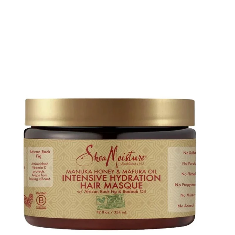 SHEA MOISTURE MANUKA HONEY & MAFURA OIL ≡ Masque capillaire Intensif