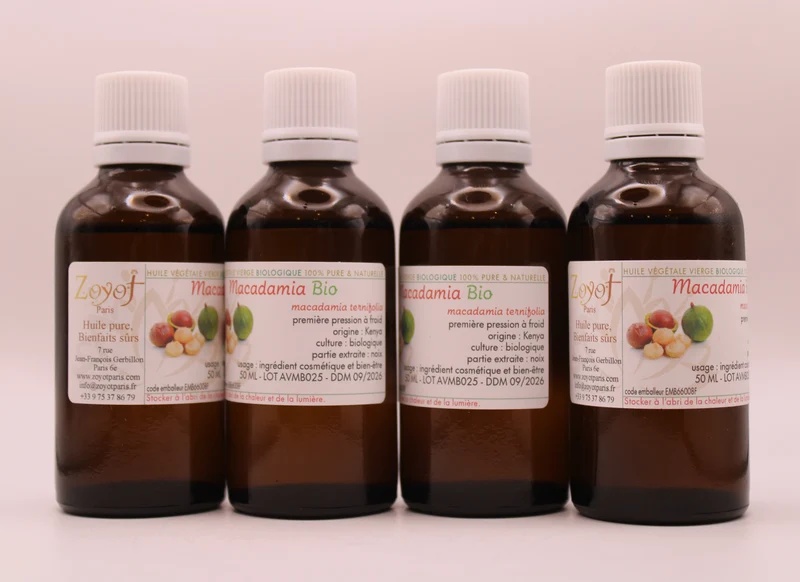 Huile Végétale BIO de Macadamia – 50 ml