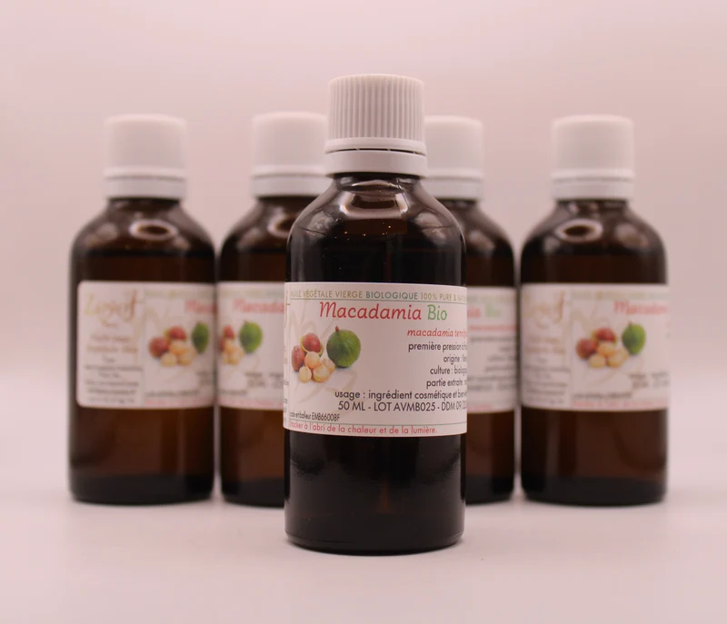 Huile Végétale BIO de Macadamia – 50 ml