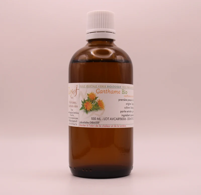 Huile Végétale de Carthame – 100 ml
