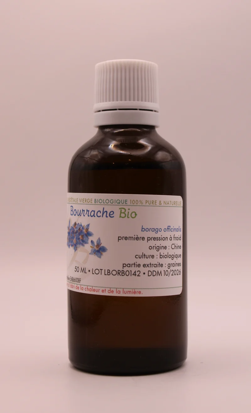 Huile Végétale BIO de Bourrache