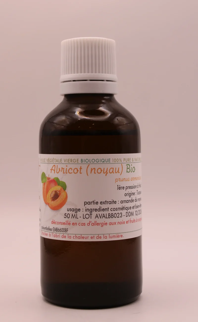 Huile Végétale BIO de Noyau d’Abricot