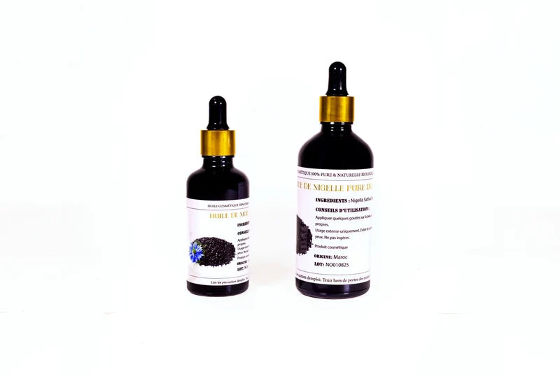 Huile de nigelle pure du Maroc