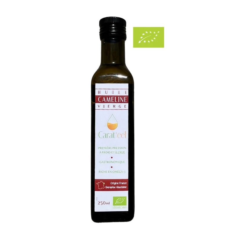Huile de Caméline Vierge Bio | Très Riche en Oméga-3 | 1ère Pression à Froid