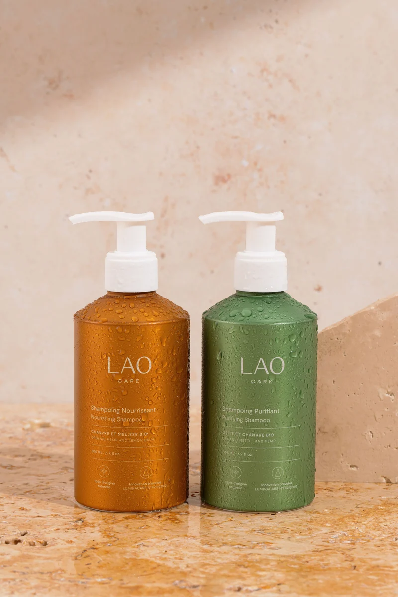 Shampoing Purifiant Chanvre Ortie Bio - 200mL | Lao Care | Soin du Cheveux