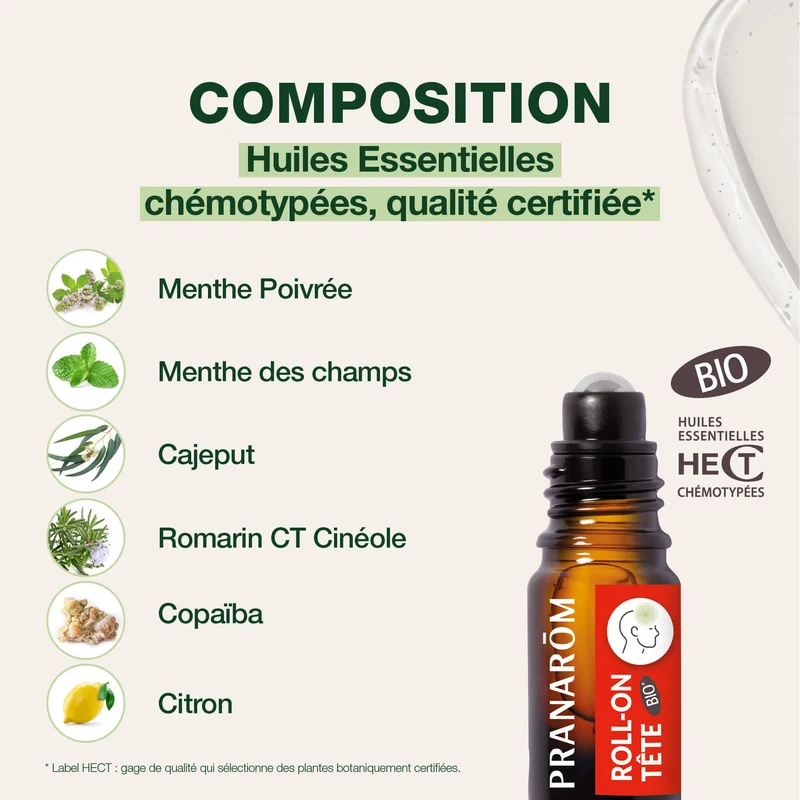 Roll-on maux de tête - Bio