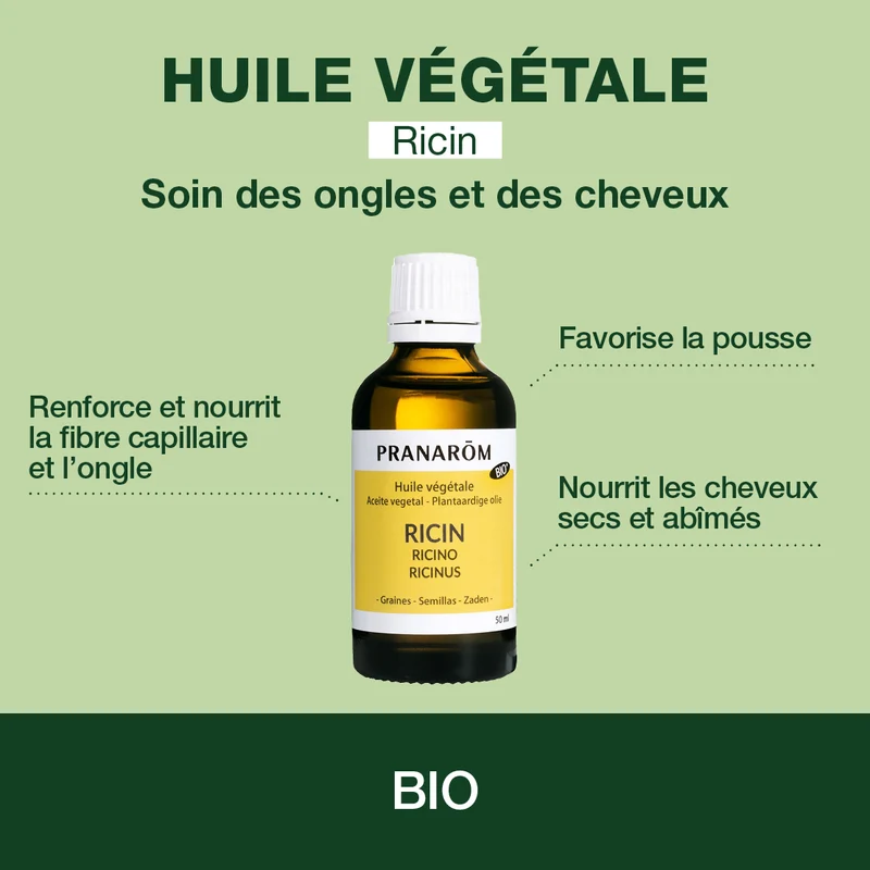 Huile Végétale de Ricin - Bio