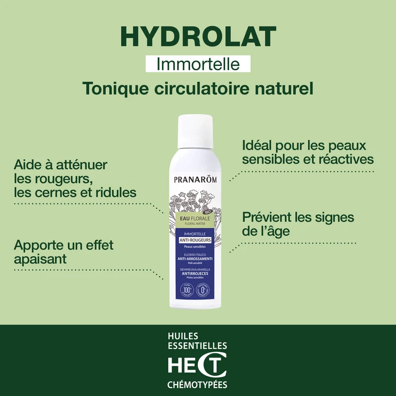 Eau florale d'Immortelle (Hélichryse) - Bio