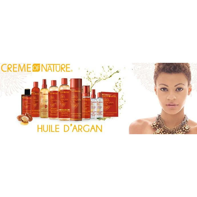 CREME OF NATURE ARGAN OIL ≡ Baume Pour Cheveux Et Cuir Chevelu
