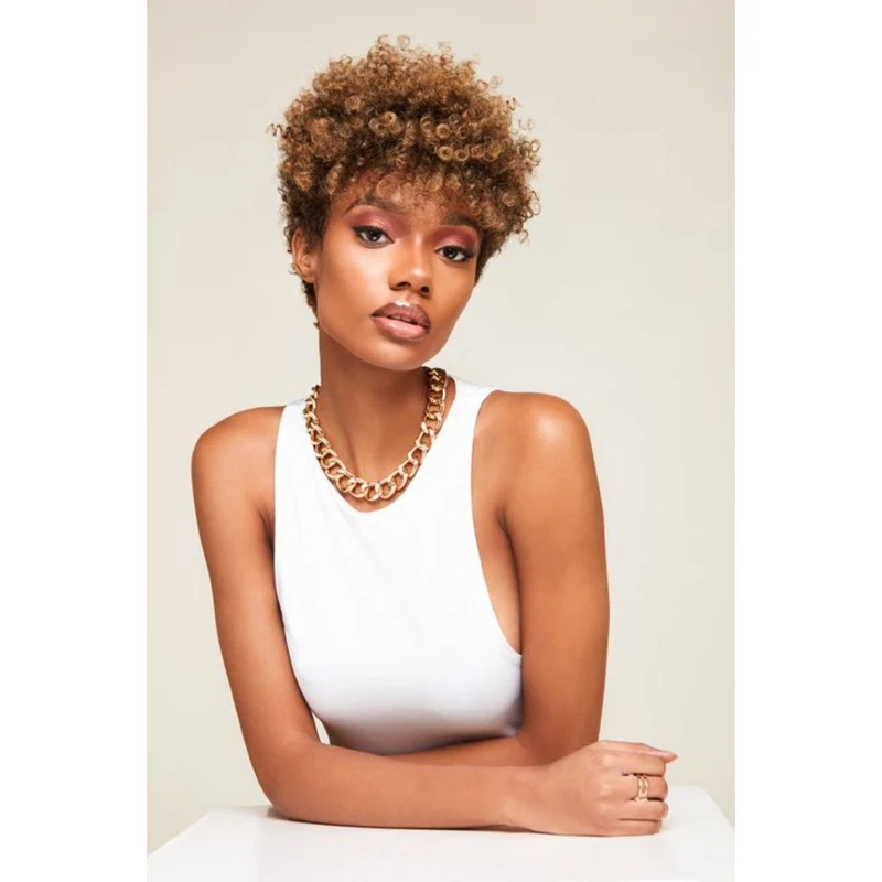 Afro Lace Wig Soft Natural Curl N°1B