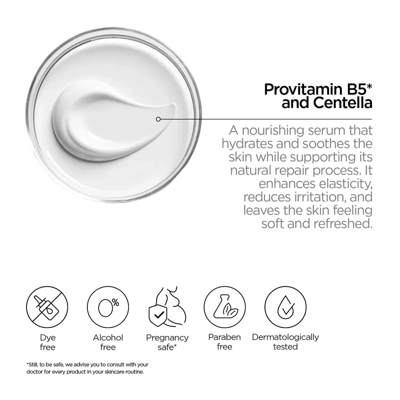 Provitamin B5 and Centella