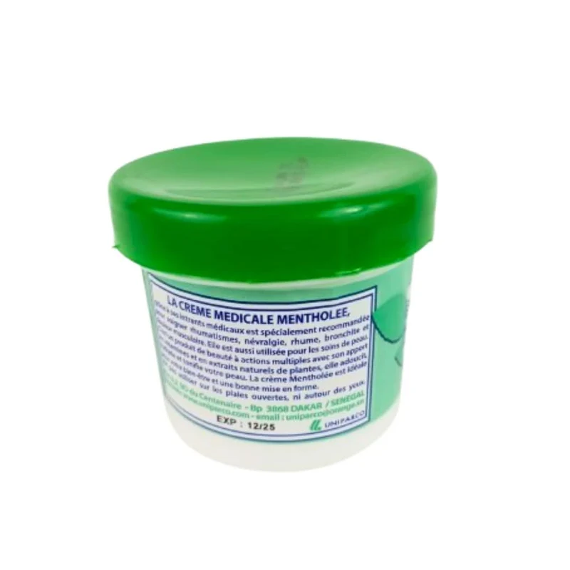 Crème Mentholée – Douleurs Musculaires & Respiration