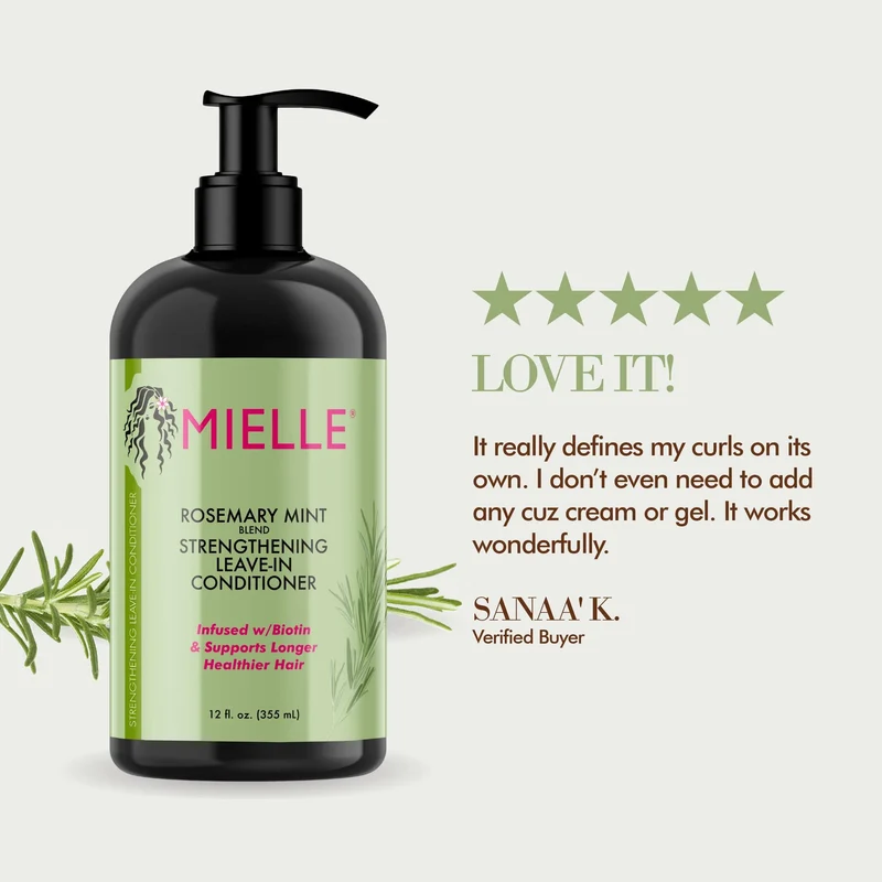 MIELLE ROSEMARY MINT ≡ Strengthening Leave In Conditionner