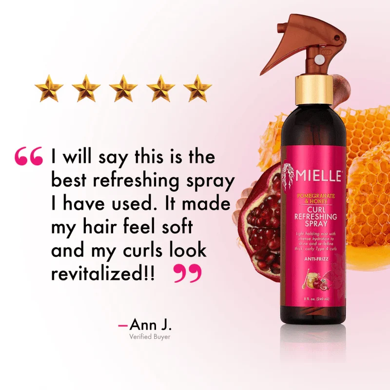 MIELLE POMEGRANATE & HONEY ≡ Spray rafraîchissant pour les boucles