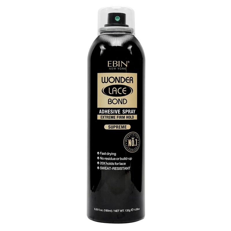 EBIN WONDER LACE BOND ≡ Adhesive spray extreme firm hold Supreme