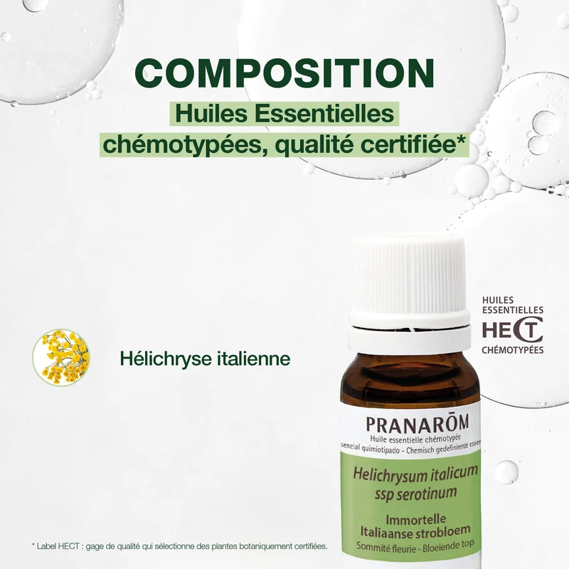 Huile Essentielle d'Immortelle (Hélichryse)