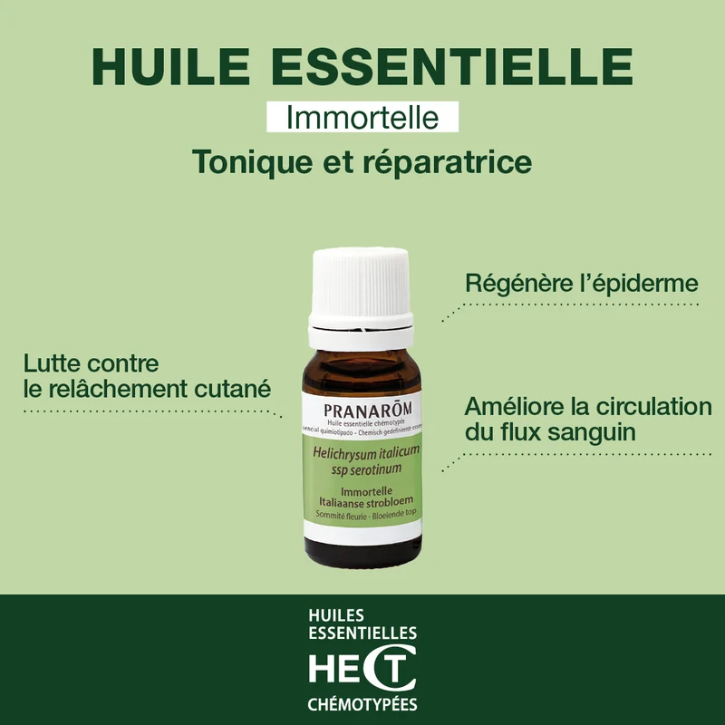 Huile Essentielle d'Immortelle (Hélichryse)