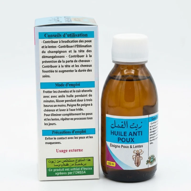 Huile Anti-Poux et Lentes 125ml BIO – Naturelle et efficace